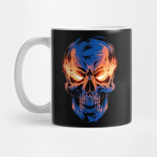 fire skull Mug